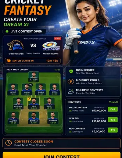 INDIA420 (india 420 win) fantasy cricket & matchday visual 3